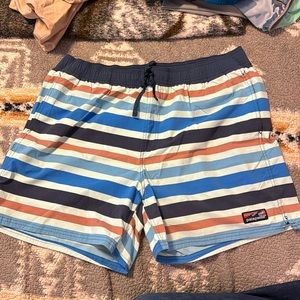 Mens XXL Patagonia wayfarer volley swim trunks